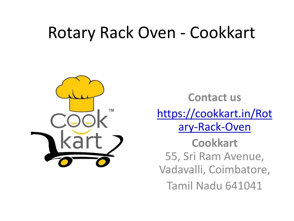rotary rack oven cookkart