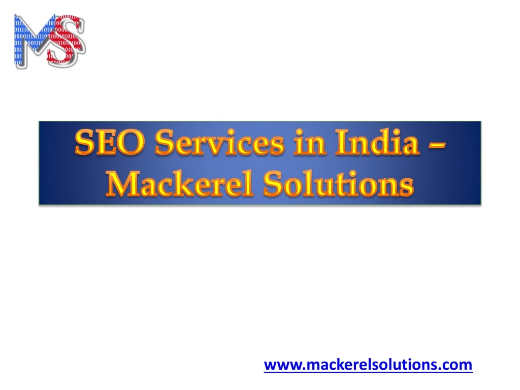 seo services in india mackerel solutions