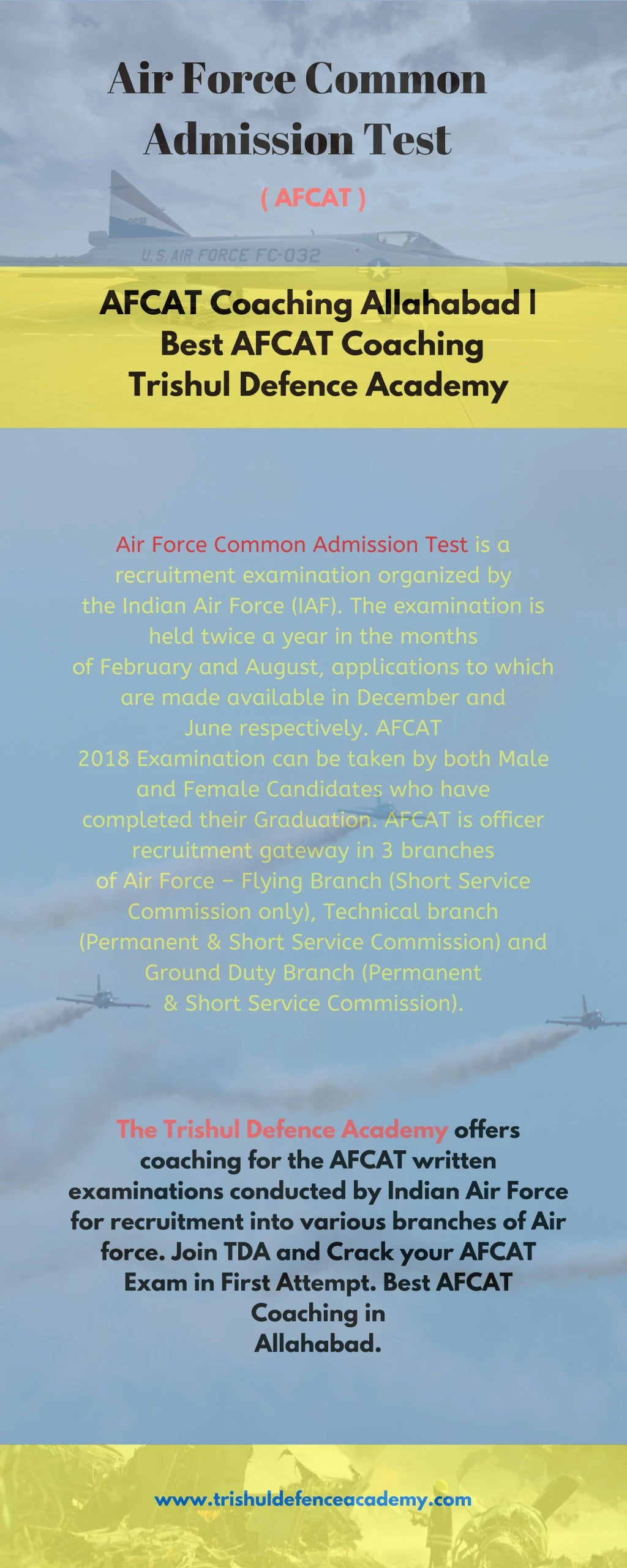 air force common admission test