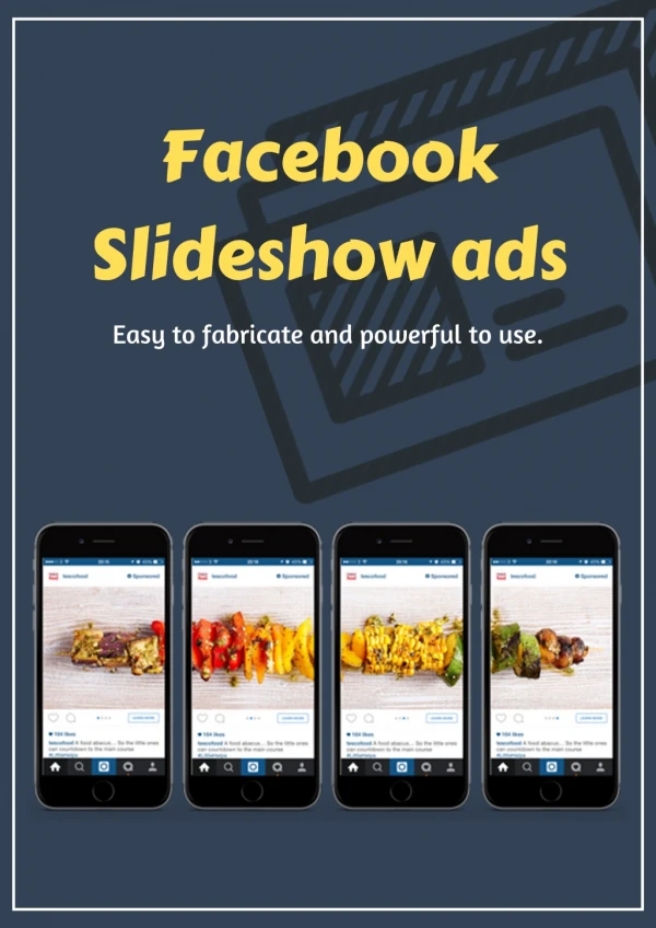 Assets required to create Facebook Slideshow ads