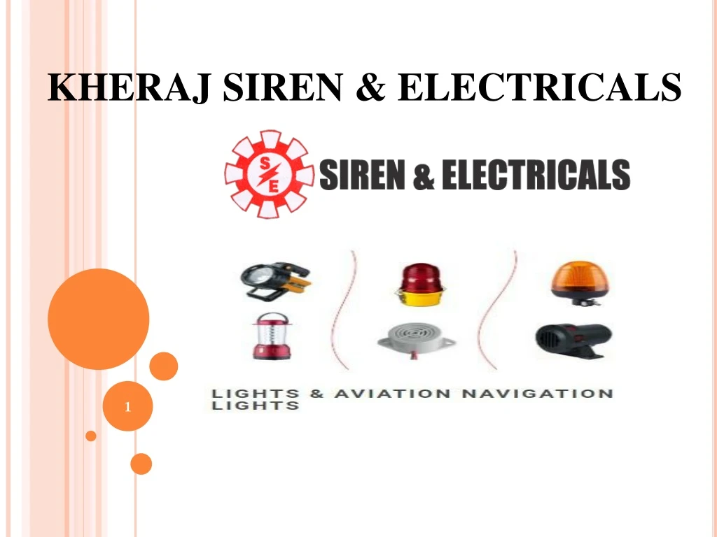 kheraj siren electricals