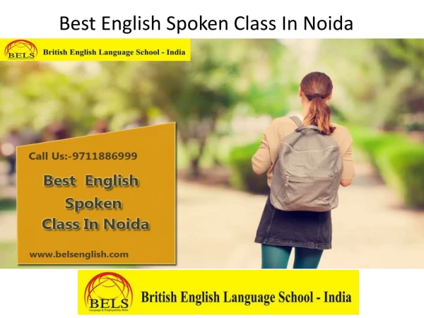 Best English Spoken Class In Noida