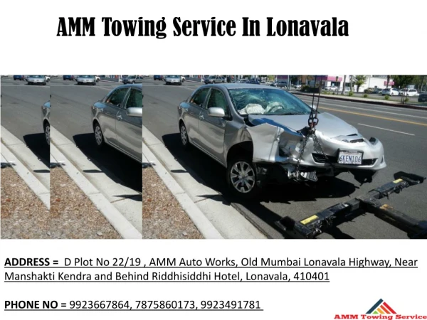 Towing Services In Lonavala