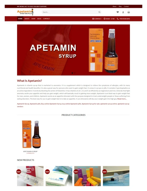 Buy online Apetamin Syrup | Apetamin Syrup | Apetamin pills