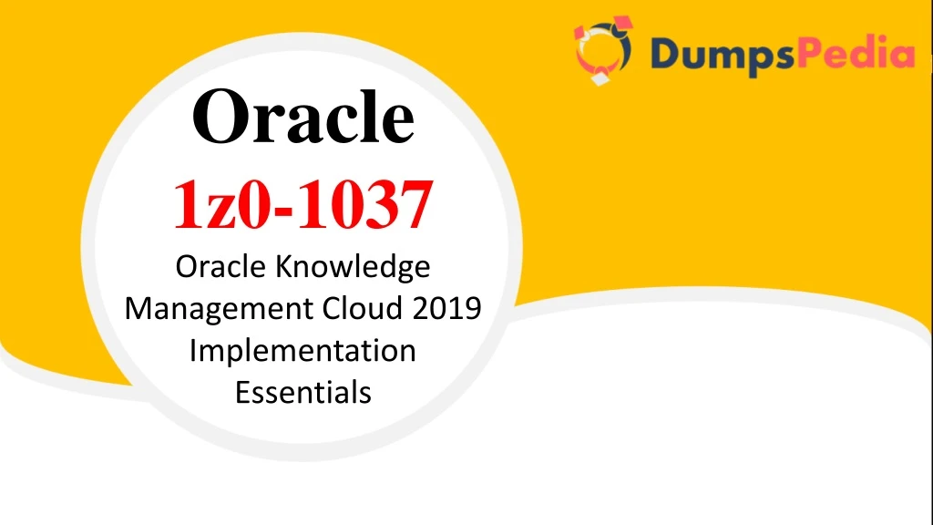 oracle 1z0 1037 oracle knowledge management cloud