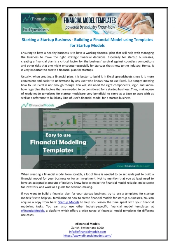 starting a startup business building a financial