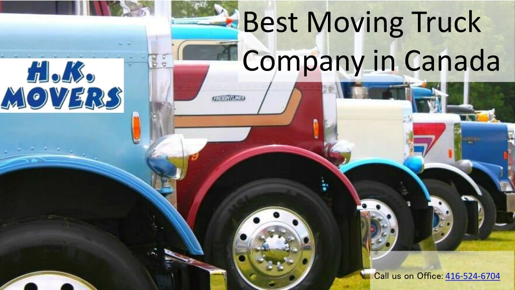 best moving truck company in canada