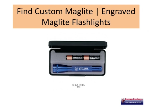 Find Custom Maglite | Engraved Maglite Flashlights