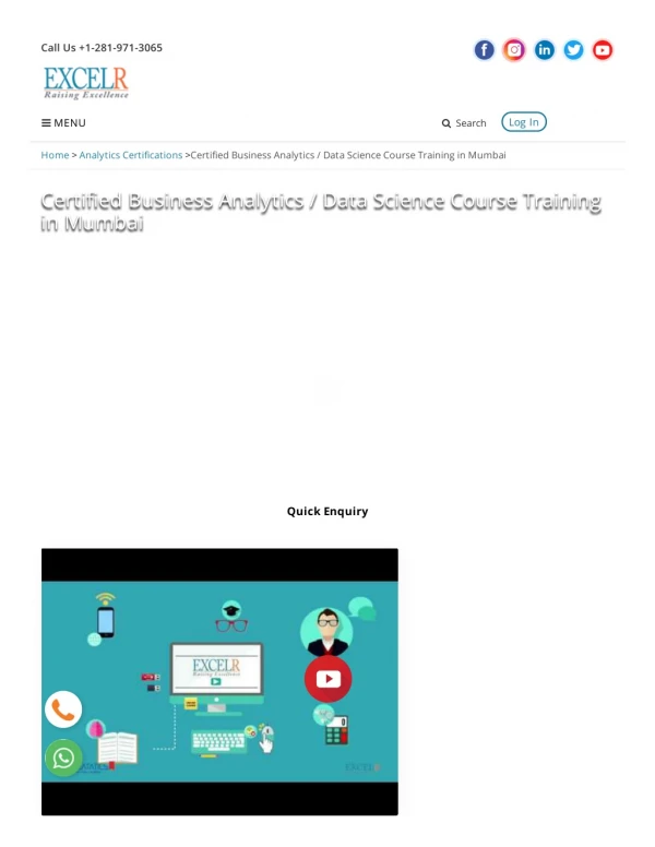 Data Analytics Courses in Mumbai - ExcelR Solutions