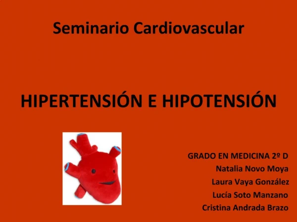 Seminario Cardiovascular