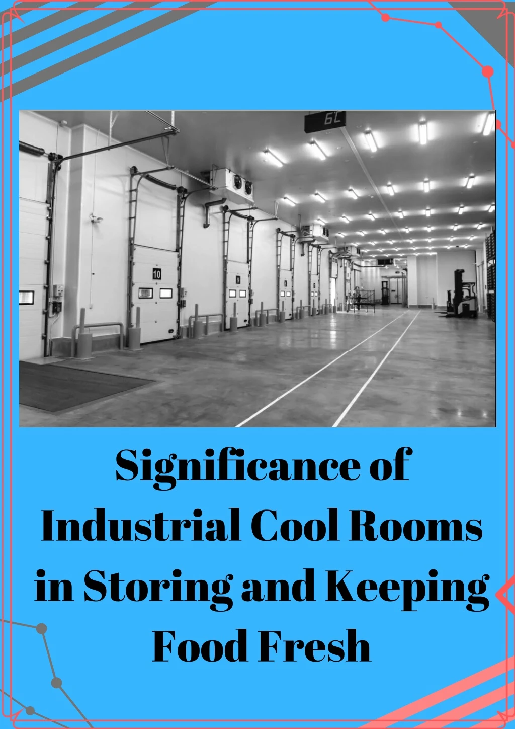 significance of industrial cool rooms in storing