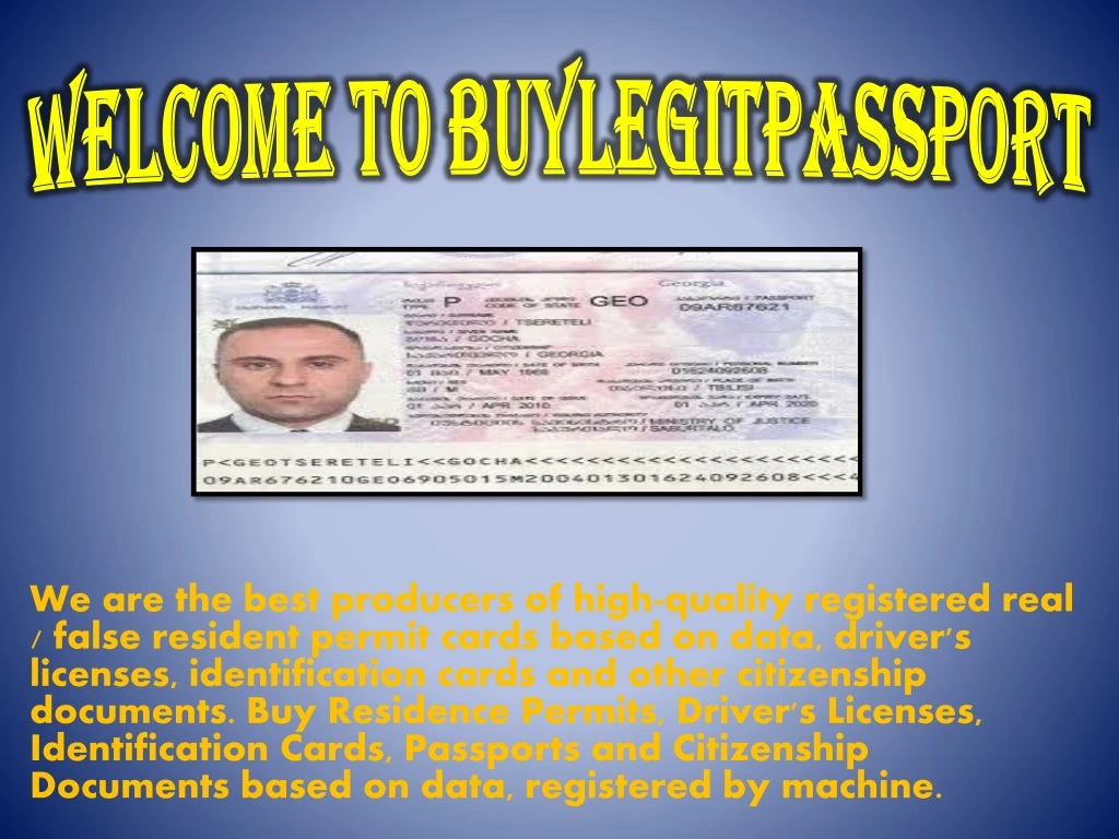 welcome to buylegitpassport