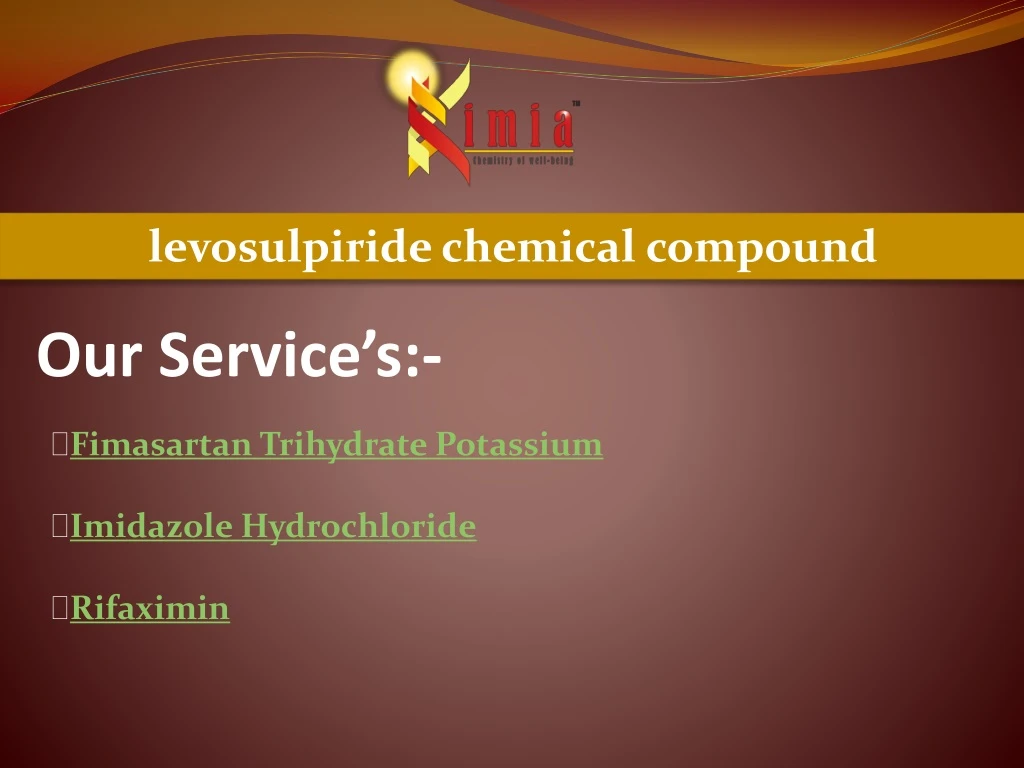 levosulpiride chemical compound