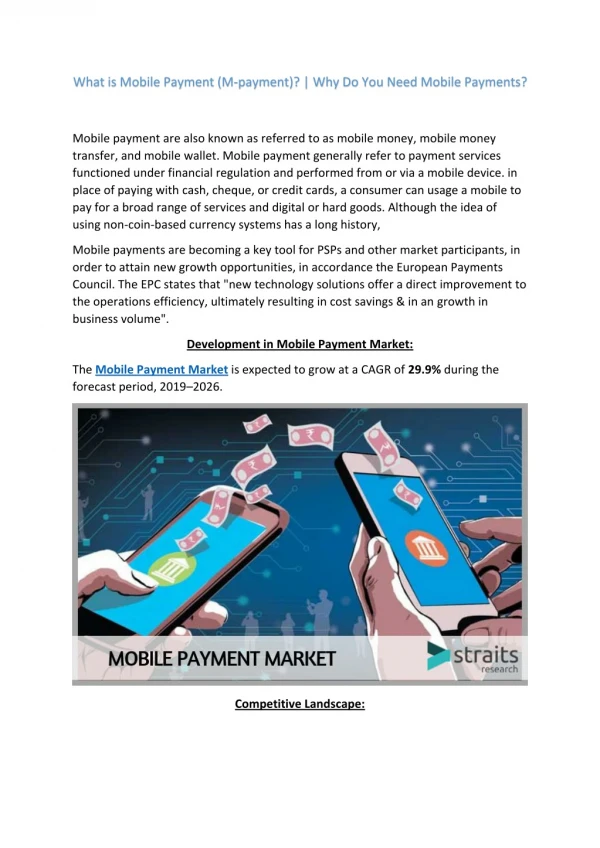 Are You Embarrassed By Your Mobile Payment Market Skills? Here's What To Do..