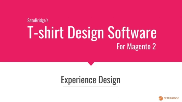 T-shirt Design Software For Magento - SetuBridge