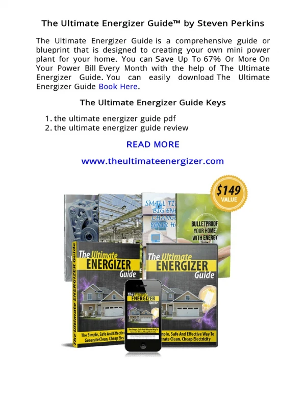 [PDF] The Ultimate Energizer Guide™ by Steven Perkins