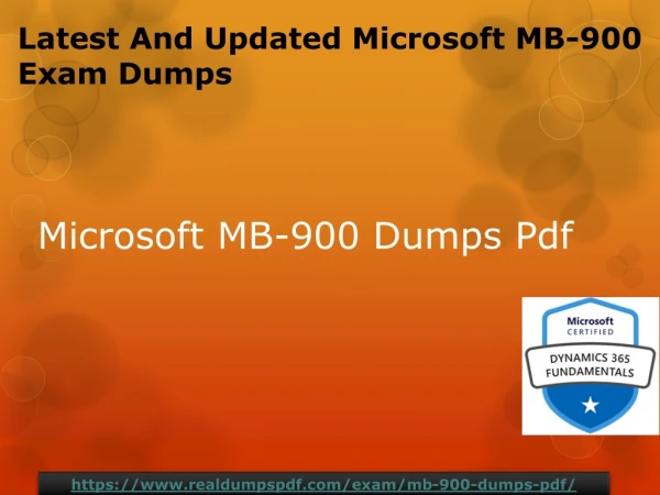 MB-900 Dumps Pdf - Innovative MB-900 Exam Dumps {2019}