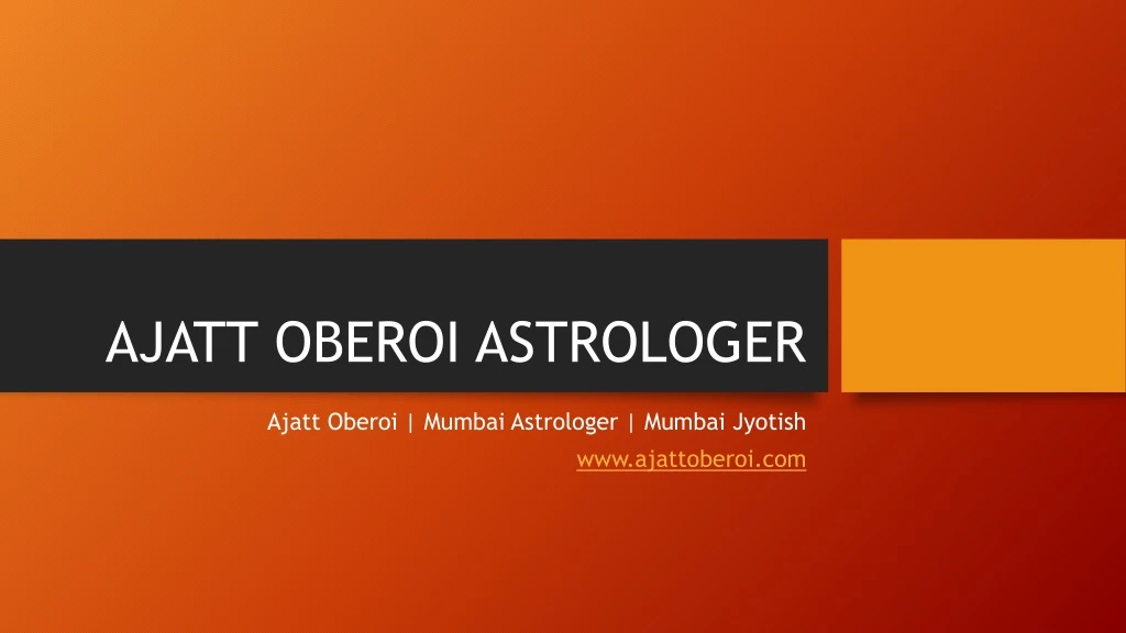 ajatt oberoi astrologer