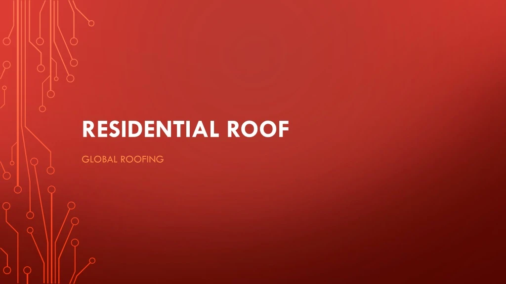 residential roof