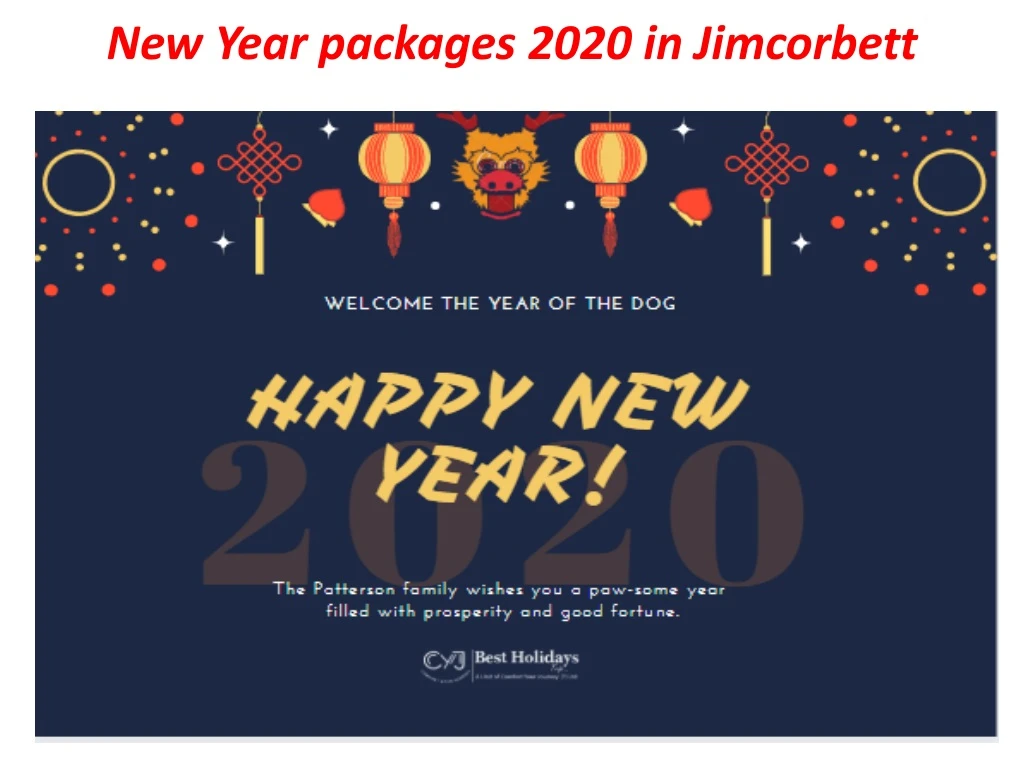 new year packages 2020 in jimcorbett