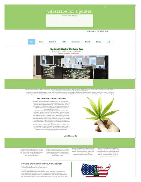 Buy Marijuana Online | Buy Weed Online | Cannabis Online Dispensary - 1 4437325841
