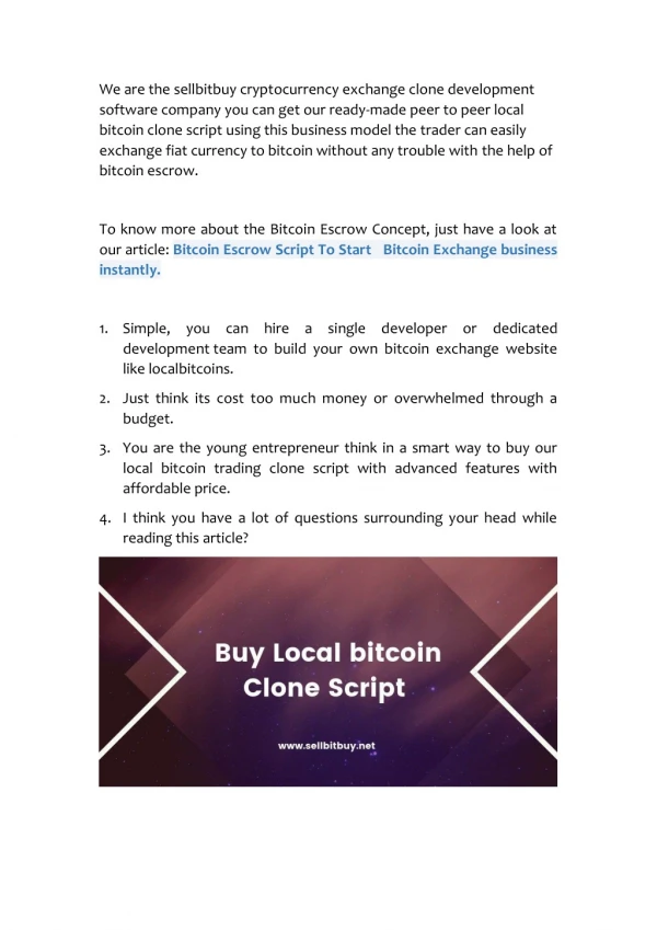 Local bitcoin clone script | local bitcoin clone | local bitcoin clone demo