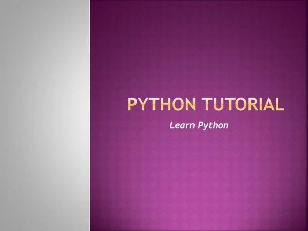 Python Assignment Help