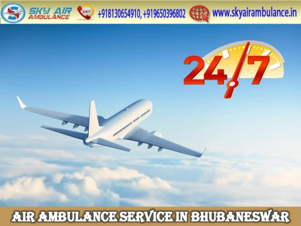 Choose Air Ambulance in Bhubaneswar with Highly Experienced Paramedical Staff