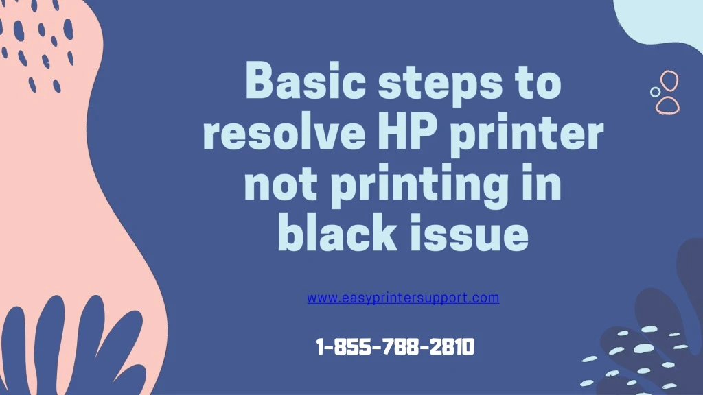 basic steps to resolve hp printer not printing