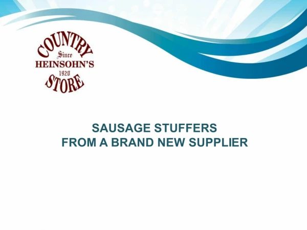 High Quality Sausage Stuffers from Texas Tastes Online Store