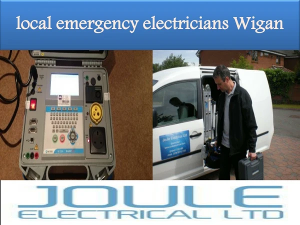 local emergency electricians Wigan
