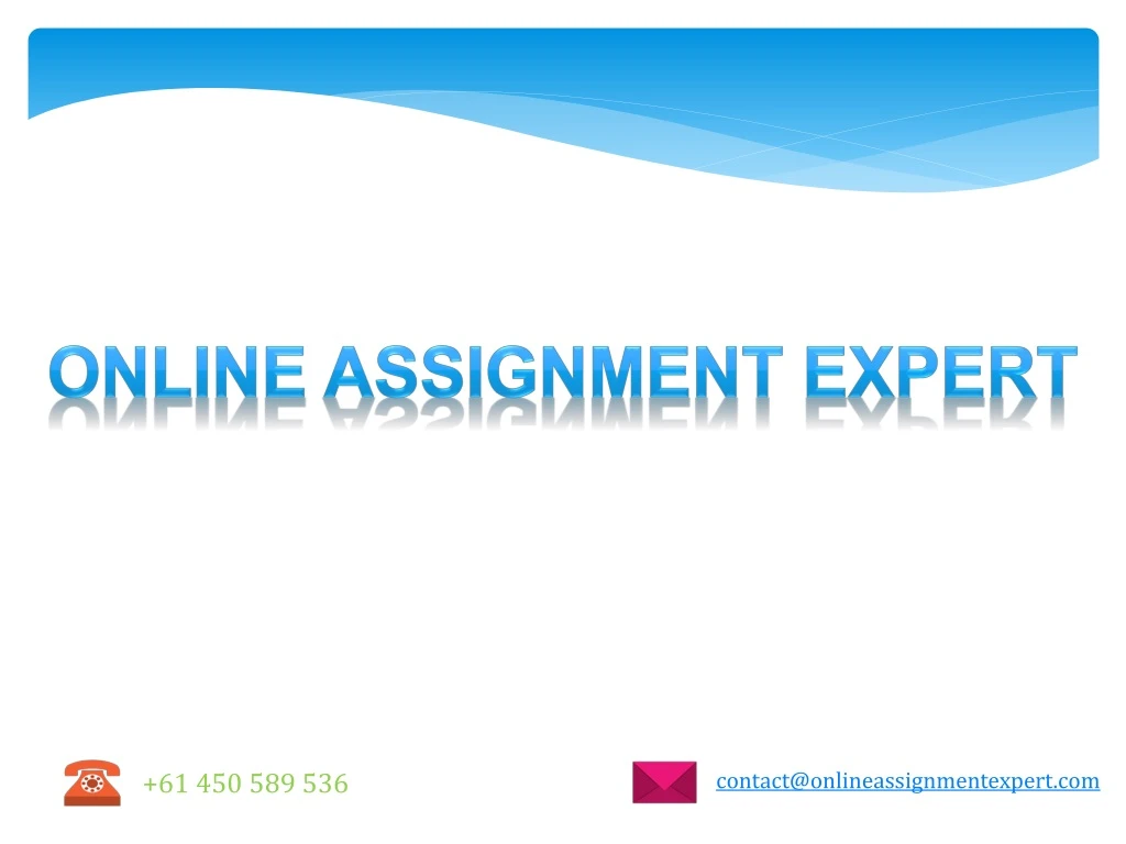 online assignment expert