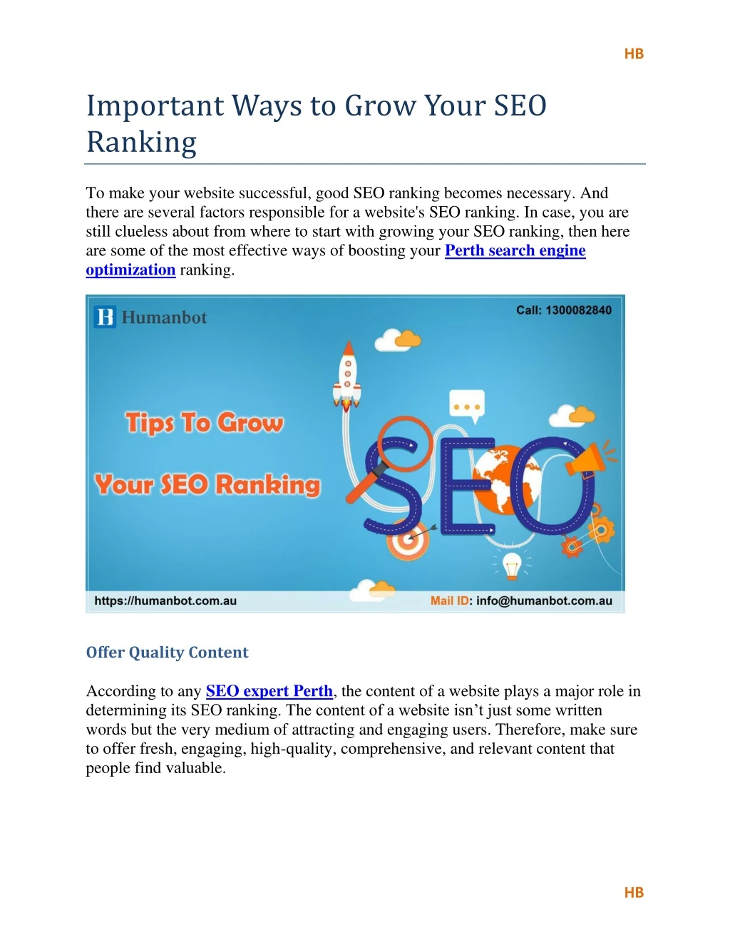 important ways to grow your seo ranking