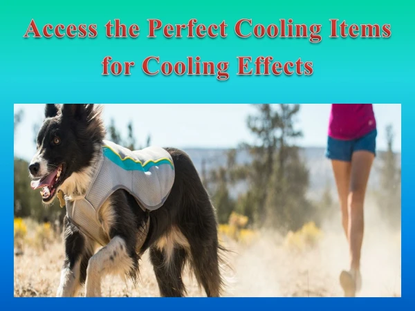 Access the Perfect Cooling Items for Cooling Effects