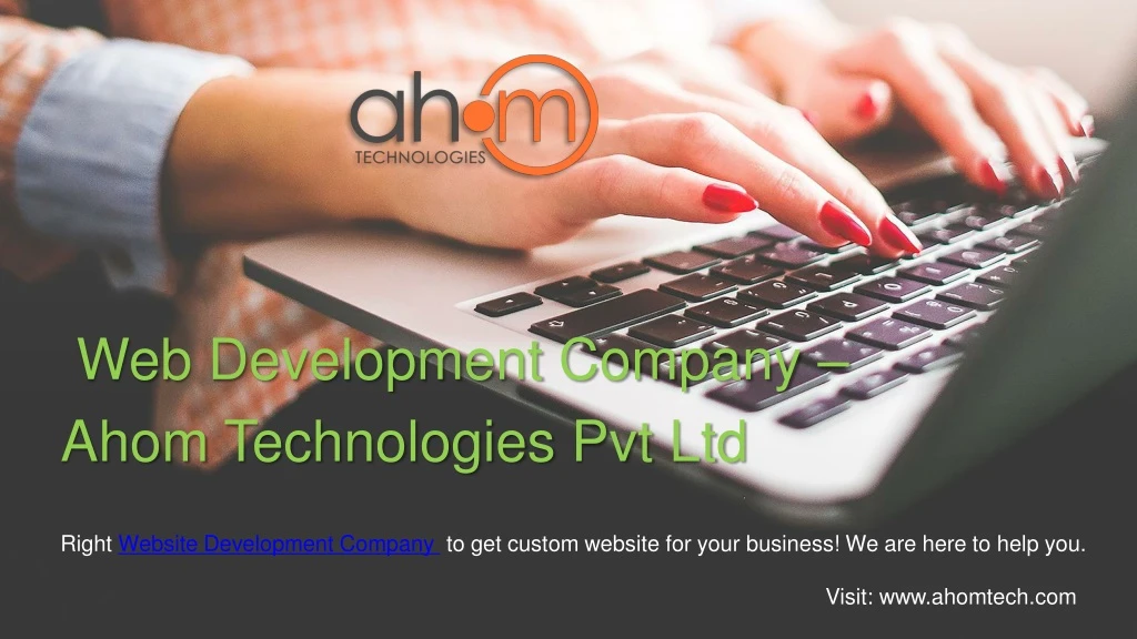 web development company ahom technologies pvt ltd