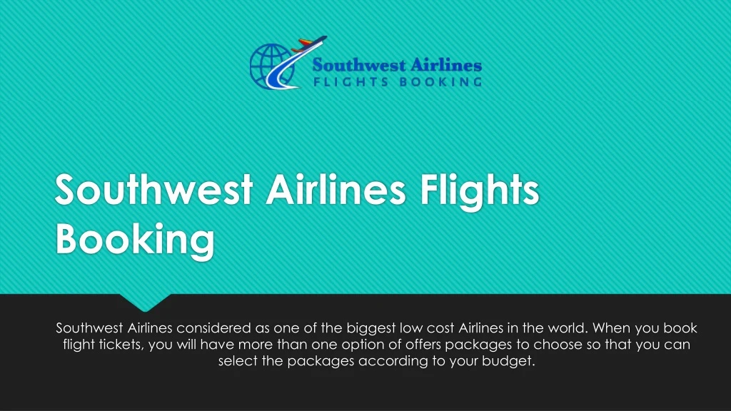 southwest airlines flights booking