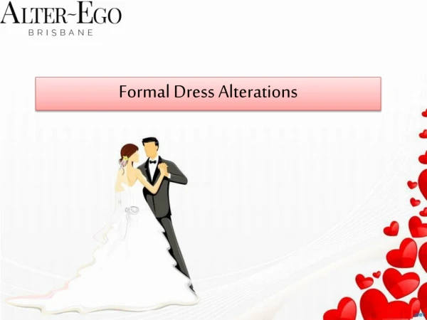 Formal Dress Alterations