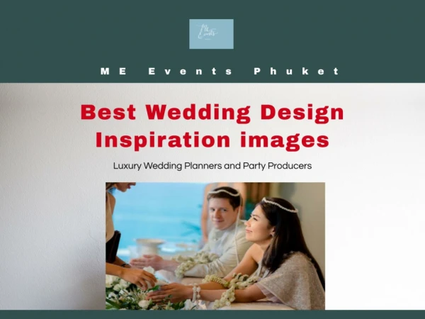 Luxury Wedding Planners and Party Producers