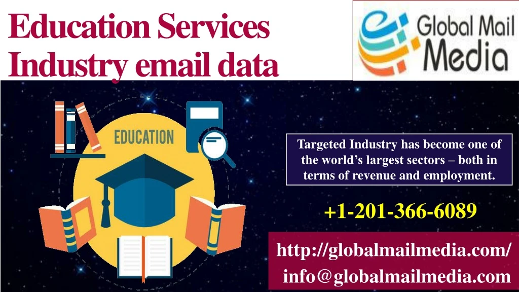 education services industry email data