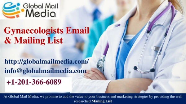 Gynaecologists Email & Mailing List