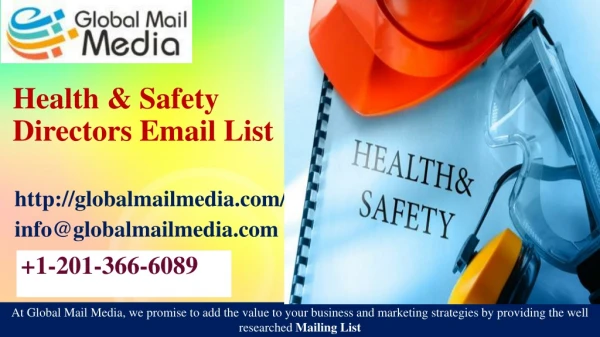 Health & Safety Directors Email List