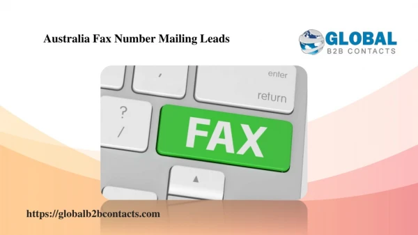 australia fax number mailing leads