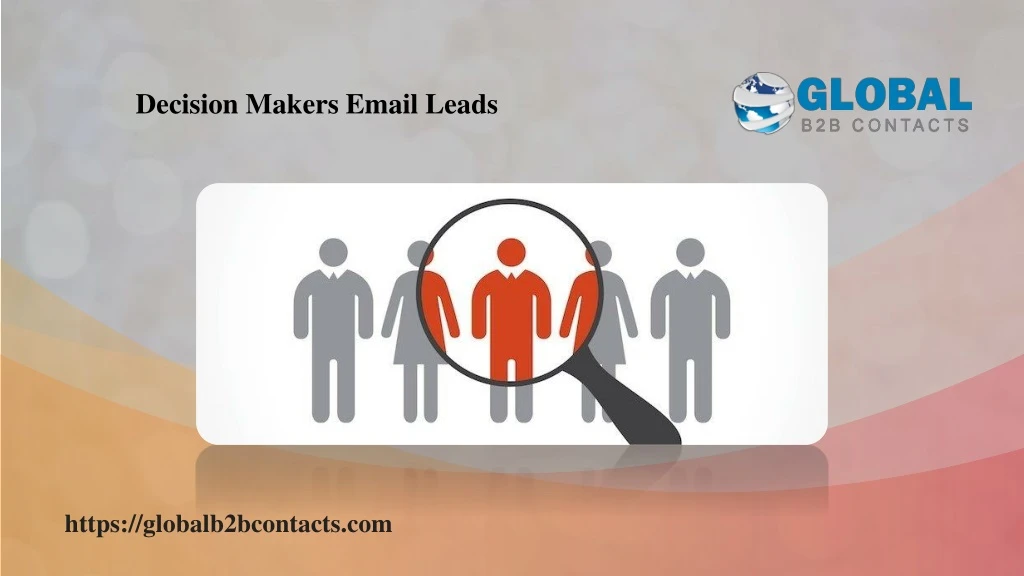 decision makers email leads