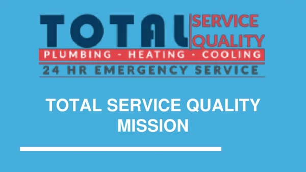 total service quality mission