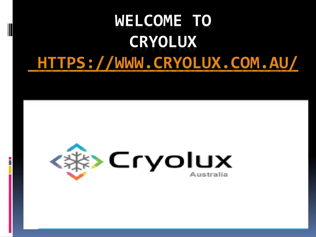 welcome to cryolux https www cryolux com au