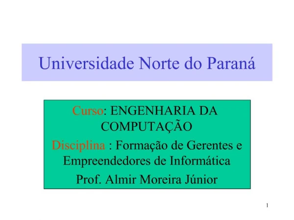 Universidade Norte do Paran