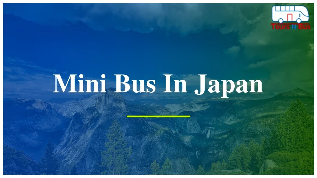 mini bus in japan