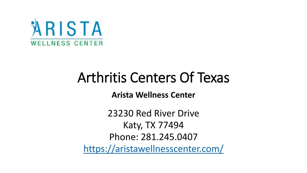 arthritis centers of texas