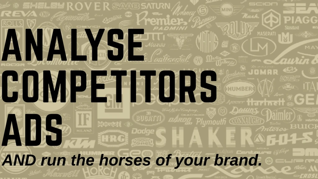 analyse competitors ads