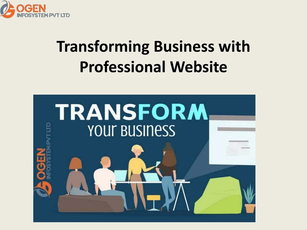 transforming business with professional website